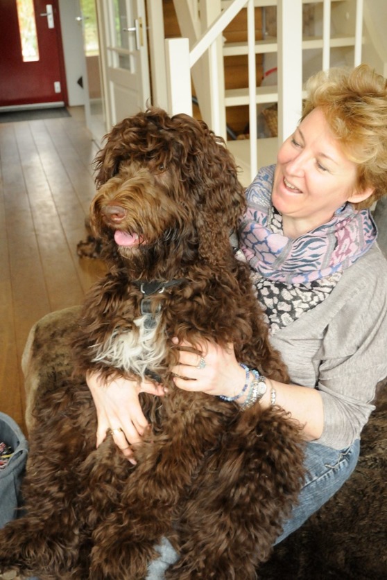 Amaro with his owner MariAnne