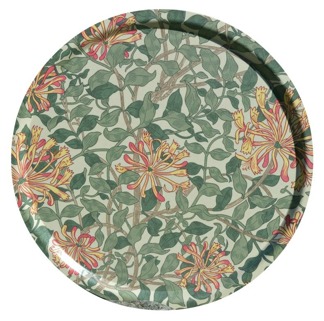 Rund bricka 46 William Morris - Honeysuckle | Östermalms ...