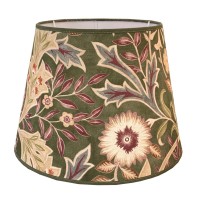 Lampskärm William Morris - Wilhelmina Grön Rund 32