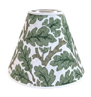Lampskärm William Morris - Oak Grön Toppring