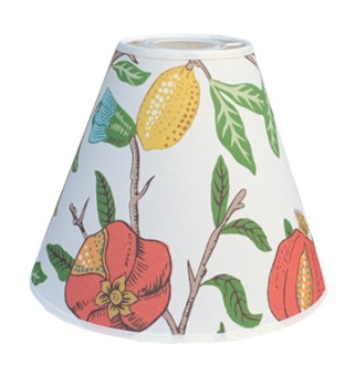 Lampskärm William Morris - Fruit Gul Toppring - Lampskärm William Morris - Fruit Gul Toppring