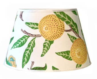 William Morris Lampskärm - Fruit Gul Oval 25 - William Morris Lampskärm - Fruit Gul Oval 25