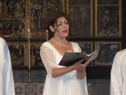 Divna (Serbien) gav konsert i Vadstena Klosterkyrka