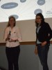 Eva-Maria och Marie-Louise, båda är anställda på förbundskansliet, informerar och svarar på frågor kring deras arbetsområden.