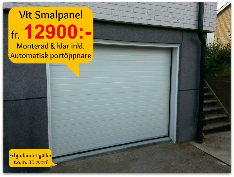 Garageport med montering | PORTFIRMAN.se
