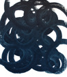 Black swirls, 140x120 cm oil on canvas, Anders Kumlien 2014