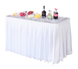 Ice table med duk
