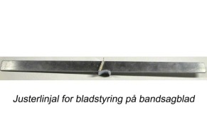 Justeringslinjal bandstyrningar - 