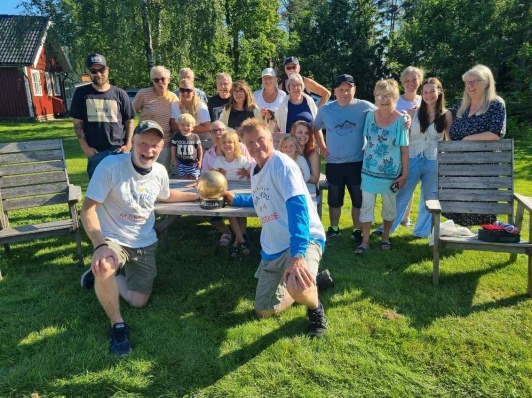 God uppslutning i fint väder.