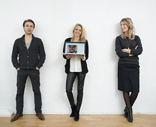 The founding team of Solen, Tove and Janna The founding team of Solen, Tove and Janna