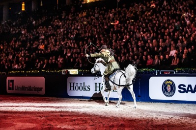 För andra året i rad representerade vi det Arabiska fullblodet tillsammans med Jeenial ox på Sweden International Horse Show! Foto: Therese Hübner För andra året i rad representerade vi det Arabiska fullblodet tillsammans med Jeenial ox på Sweden International Horse Show! Foto: Therese Hübner