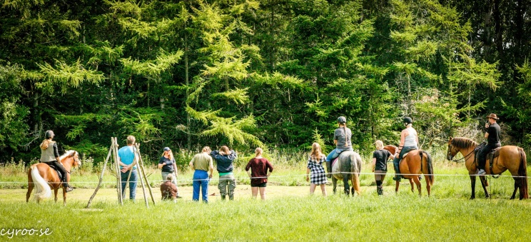 Kurs för Danska Förbundet för Beridet bågskytte 2018. Foto: cyroo.se Kurs för Danska Förbundet för Beridet bågskytte 2018. Foto: cyroo.se
