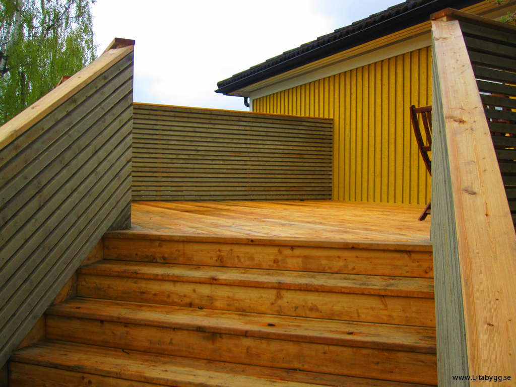 Altan och terrassbygge i stockholm