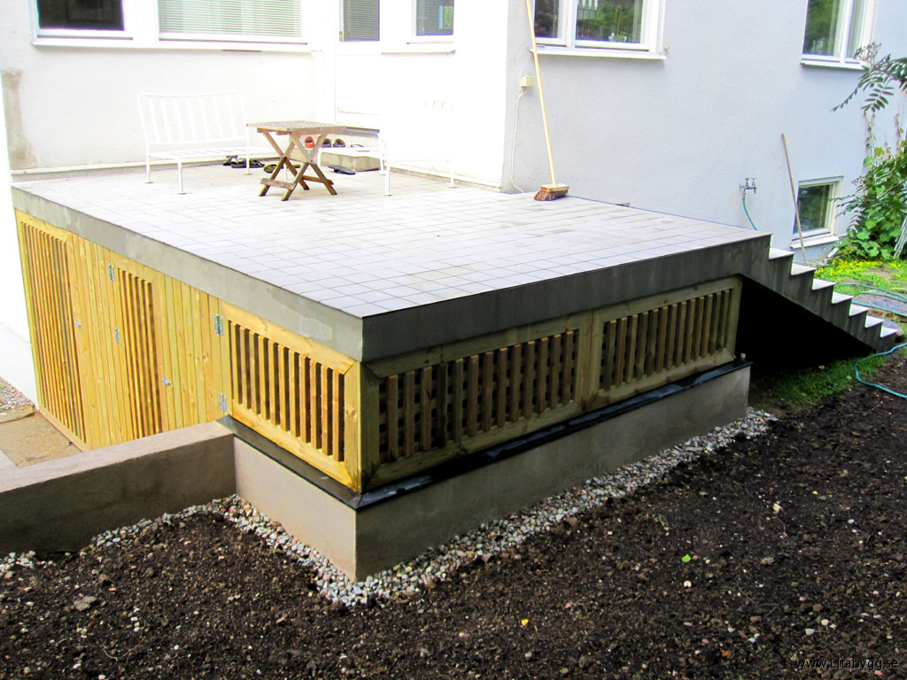 Altan och terrassbygge i stockholm