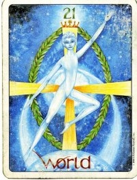 The world - stora arkanan Gill´s tarot