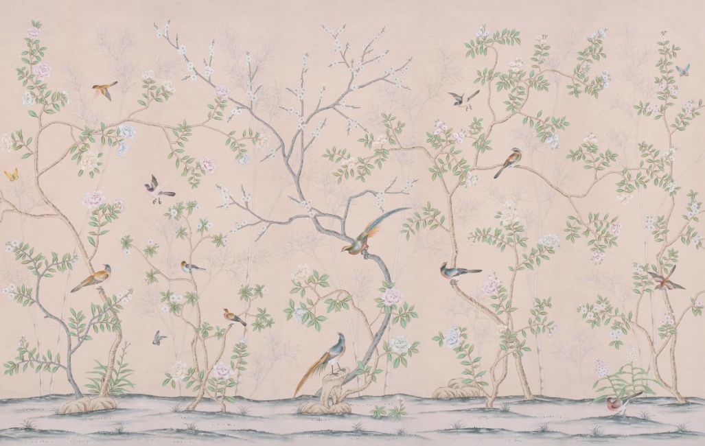 Mural tapeter - kollektion de Gournay - hos Alegni Interiors Stockholm Mural tapeter - kollektion de Gournay - hos Alegni Interiors Stockholm