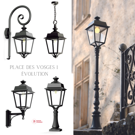 Köp din utebelysning - vacker design med hög skyddsklass - Kollektion Place des Vosges 1 Évoultion