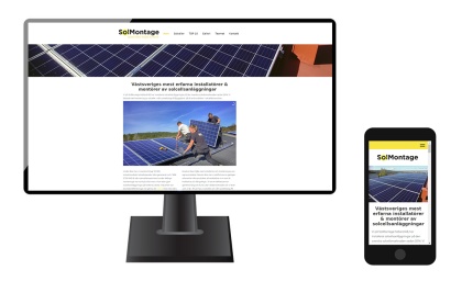Ny hemsida för SolMontage Halland AB - projektering, montage och installation av solcellsanläggningar i VästsverigeAnderssons Timmerstuga i Laholm - Våxtorp