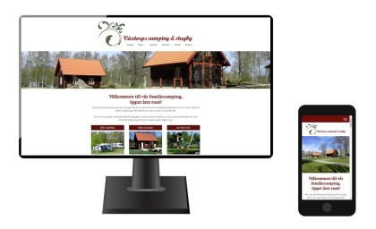 Ny hemsida för Våxtorps camping och stugby