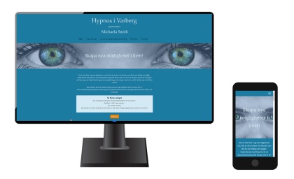 Ny mobilvänlig och sökmotoroptimerad hemsida för Hypnos i Varberg - Michaela Smith - Anna Åxman