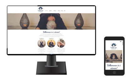 Ny & sökoptimerad hemsida för LillYoga & Massage i Tvååker - en hemsida av Anna Åxmanandrg -  Anna Åxman