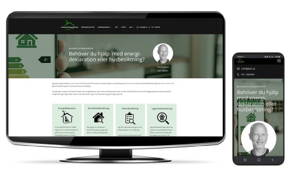 Ny hemsida för JB KOnsult, husbesiktningar & energideklarationer i Halmstad. - En hemsida av Anna Åxman Webb & Kommunikation AB