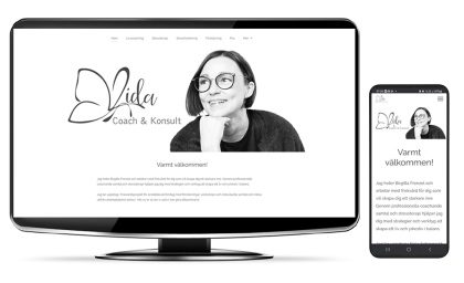 Ny & lättskött hemsida för Vida Coach & Konsult i Varberg - en hemsida av  Anna Åxman Webb & KOmmunikation AB