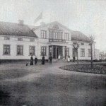 Ringstad gård. Bilden är från Margareta Wrangs fotoalbum.
