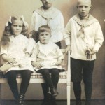 Christian Stenhammars barn Evald, Fred, Anna g. Lisper o Sven