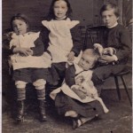 Barnen Hedvig, Lisa, Anna o Christian Stenhammar 1870-1848 