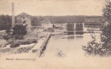 Sliperiet i Finsjö . Foto från början av 1900-talet. Kort adresserat till Nanny Johansson co jägmästare Teden, Leksand