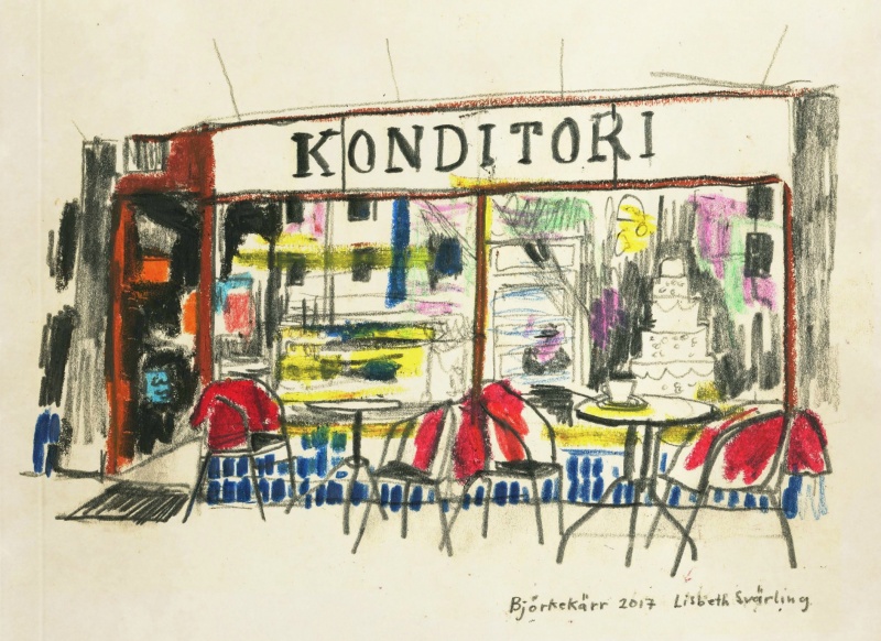 Jerkstrands konditori Trätorget i Björkekärr, SÅLD Jerkstrands konditori Trätorget i Björkekärr, SÅLD