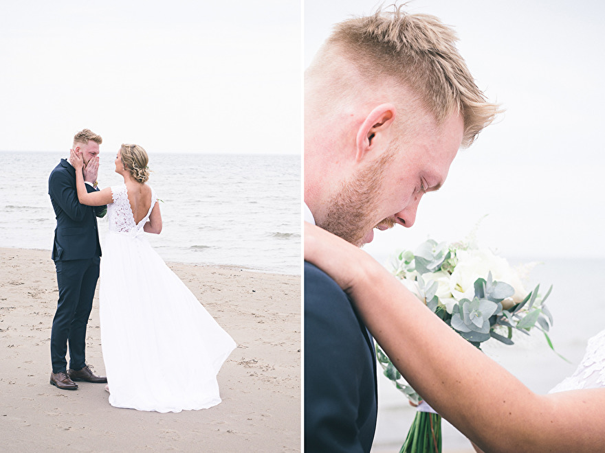 The first look! Weddingphotographer Rebecca Wallin The first look! Weddingphotographer Rebecca Wallin