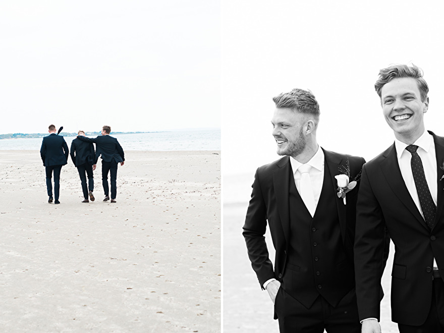 The groom and the best men. Photo by Rebecca Wallin The groom and the best men. Photo by Rebecca Wallin
