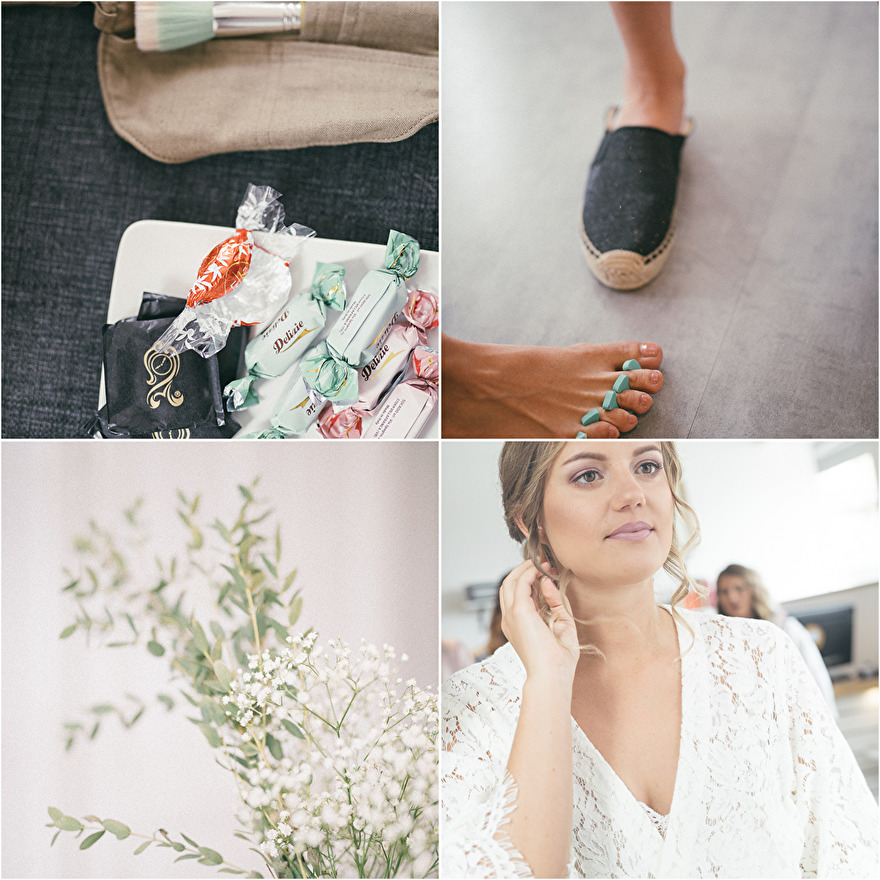 Bride is getting ready for wedding. Photo by Rebecca Wallin Bride is getting ready for wedding. Photo by Rebecca Wallin