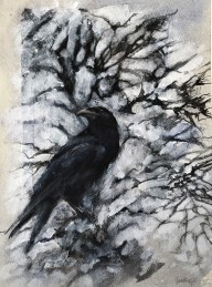 "Winter Raven" (SÅLD)