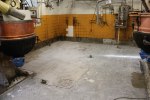 Bortfräst golvbeläggning ca 2cm