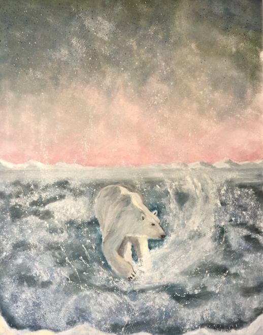 "Jag är jävligt förbannad." Olja på duk. Mått: 74 x 93 cm "Jag är jävligt förbannad." Olja på duk. Mått: 74 x 93 cm
