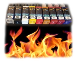 INSPIRE H20 FIRE SET - Real Fire Kit Inspire H20 50 ml *9