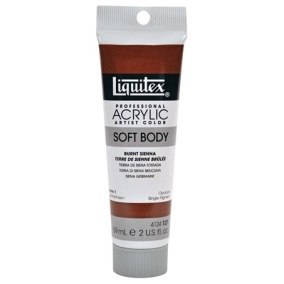 LIQUITEX ACRYLIC SOFT BODY - Burnt Sienna 59 ml