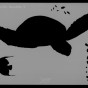 Turtle Sealife airbrushstencil