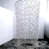 Selfdestructing Porcelain Net, World Ceramic Biennale, Corea 2003 Photo; Jesper Hammarström