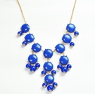 Blått bubble necklace