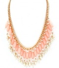 Halsband med rosa pärlor