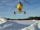 gyrocopter on skis