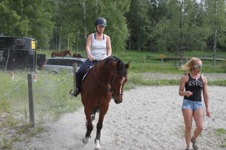 Kicki och Capello som till vardags sysslar mest med hoppning Kicki och Capello som till vardags sysslar mest med hoppning