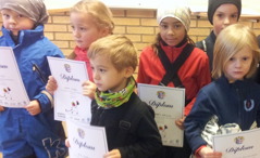 Några av de som fick diplom idag. Några av de som fick diplom idag.