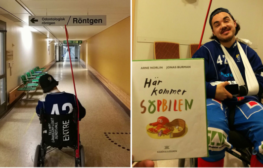 7 september 2017: CJ - ett offer för hockeyrinken. 7 september 2017: CJ - ett offer för hockeyrinken.