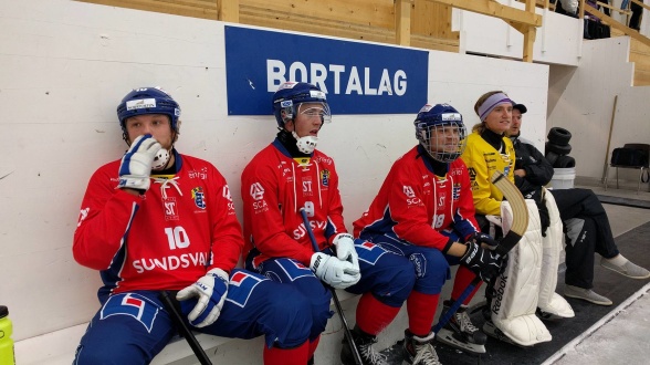 Micke Gustavsson, Fredrik Wilsson, Kalle Högberg, Muggen Wilsson och Simon Hansson. Foto: Jonas Rönnqvist