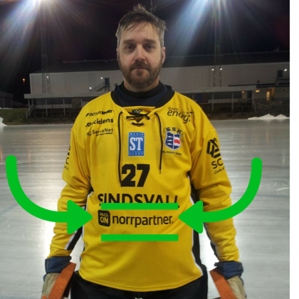 Markus "Masken" Wiström ser nöjd ut med Norrpartner på magen.